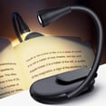 thumbnail image 1 of Luz de libro Luz de lectura Lámpara de libro para leer en la cama, Clip en LED BookLight Recargable USB Portátil 3 temperaturas de color Atenuación continua Libro pequeño, 1 of 5