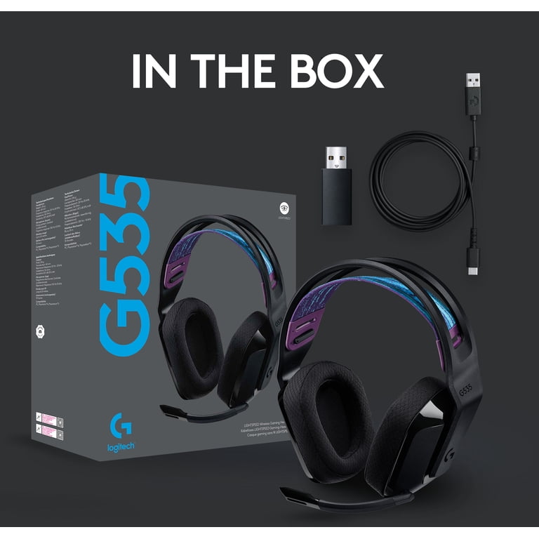 Free Shipping! Logitech Wireless Gaming Headset Lightspeed 40mm