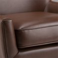 thumbnail image 4 of Simpli Home Warhol Mid Century Arm Chair in Saddle Brown, 4 of 5