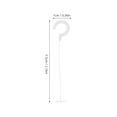 thumbnail image 2 of MERRYHAPY 5000Pcs Plastic Fasteners J Hooks for Secure Hanging of Clothing Price Tags, 2 of 8