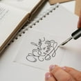 thumbnail image 2 of Juego de Plumas Cómicas 11 Piezas, con Puntas Repuesto Pluma Acero Inoxidable 10 Piezas para Escribir, Dibujar, Firmar, Dibujar, 2 of 6