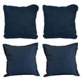 thumbnail image 1 of Set de 4 Cojines Decorativos (2 Cuadrados + 2 Cuadrados Grandes) Rivo Azul, 1 of 7