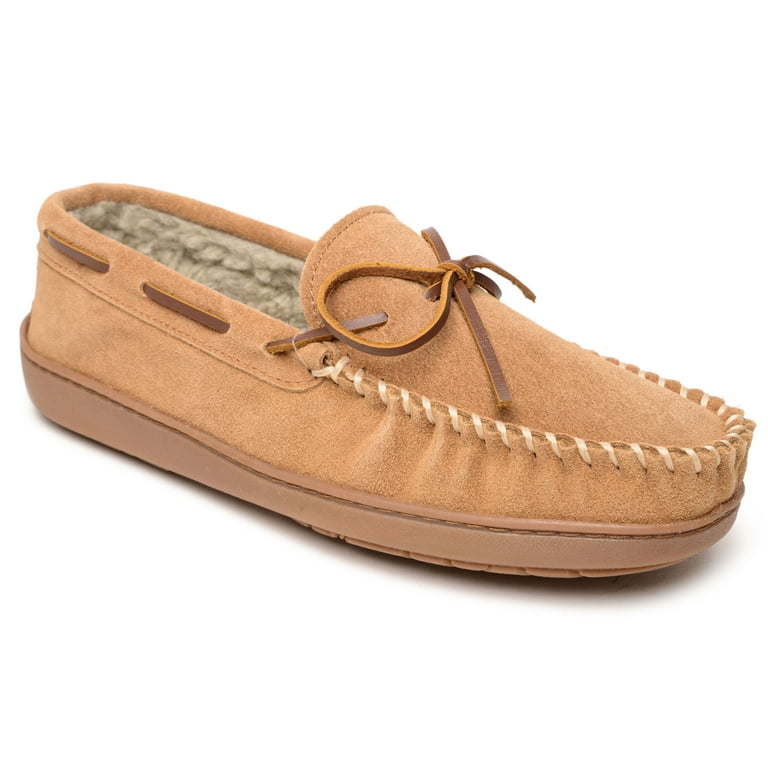 Minnetonka Men's Suede Everyday Trapper Moccasin Slippers
