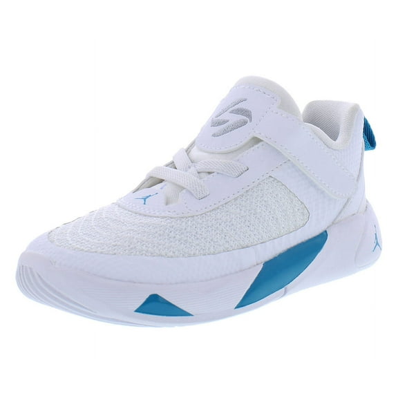 Nike Jordan Luka 1 Infant/Toddler Shoes Size 8, Color: White/Metallic Silver/Neo Turq