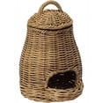 thumbnail image 1 of KOUBOO 1020027 Cesta de mimbre para almacenamiento de frutas y verduras, ajo, pequeña, 7,5"" x 7,5" x 10,5"", marrón, 1 of 1