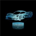 thumbnail image 2 of Luz De La Noche Del Led 3D Del Control Táctil Colorido De La Forma Del Coche Para La Sala De Estar Del Dormitorio Al Aire Libre Yuarrent HA021948-00, 2 of 7