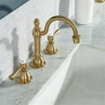 thumbnail image 6 of Water Creation Elizabeth 60" Wood Double Bathroom Vanity in Monarch Blue/Gold, 6 of 10