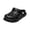 Black, variant on GobdXE Unisex Kids Contrast Heel Strap Classic EVA Clogs Waterproof Garden Slippers Color:Black,Size:6-12 Months
