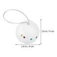 thumbnail image 4 of FELTECHELECTR Kit de decoración de bolas de nieve para árbol de Navidad (36 piezas, 4 cm, blanco), 4 of 7
