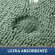 thumbnail image 4 of Tapete para Baño Alfombra Antideslizante, Tapete para Piso Lavable a Máquina con Microfibras Suaves Absorbentes de Agua, Baño de Felpa Gruesa, Superabsorbente, 4 of 4