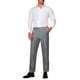 thumbnail image 2 of Pantalones de lentejuelas INSPIRE CHIC para hombres, pantalones metálicos brillantes de pierna recta para fiesta disco de los 70, 34 plateados, 2 of 5