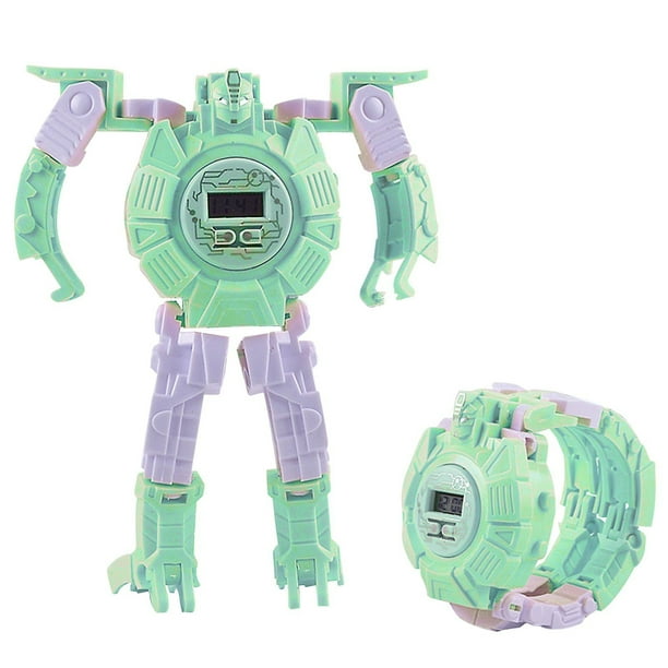 Reloj electrónico infantil Deformed Robot Toy HUOGUO