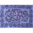 thumbnail image 1 of Ahgly Company Machine Washable Indoor Rectangle Persian Blue Traditional Area Rugs, 8' x 10', 1 of 4