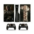 thumbnail image 6 of PlayStation 5 Slim Upgraded 2TB PCIe Gen 4 NVNe SSD Gaming Console Disc Version AMD Ryzen Zen 8 Core CPU with Wireless Controller, Customized Full Body Skins - Wukong Ruyi Jingu Bang - PS5 Disc Slim, 6 of 8