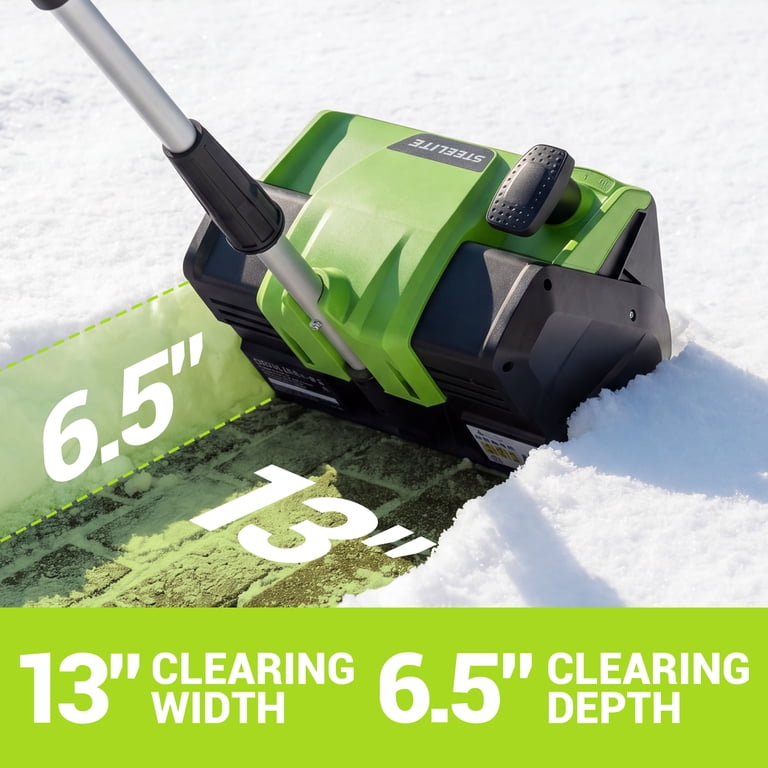 Cordless Electric Snow Shovel, 21V 13-Inch Clearing photo 2