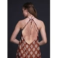 thumbnail image 4 of Bimba Robe de Plage d'Été pour Femmes à Imprimé Bloc, Dos Nu, Col Licou – Medium, 4 of 6