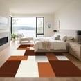 thumbnail image 3 of ODIKA 5' x 7' Machine Washable Non-Slip Area Rug, geometric geometric High Traffic Rug, Brown, 986812, 3 of 7