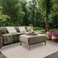 thumbnail image 3 of Superior Two-Toned Braided Indoor/ Outdoor Area Rug, Latte/ White, 6' x 9', 3 of 5