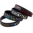 thumbnail image 2 of Bible Verse Silicone Bracelet, 2 of 6