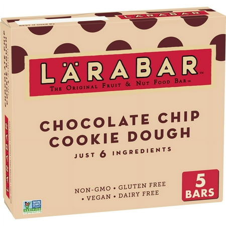 Larabar, Gluten Free Bar, Chocolate Chip Cookie Dough, 8 oz