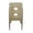 1-1/2" Sash Stop - Natural Nylon, variant on WRS 23/32" Round Rubber Bumper for Sash Stops - Black