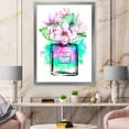 thumbnail image 3 of Designart 'Perfume No. Five Chanel I' Modern Framed Art Print, 3 of 4