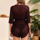thumbnail image 5 of Trajes de baño para mujer, moda de primavera para mujer, conjunto de bikini de color liso, trajes de baño para mujer, trajes de baño para mujer, traje de baño para mujer, trajes de baño de moda de pla, 5 of 5