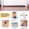 thumbnail image 7 of Under Door Draft Stopper Adjustable Insulation Sound Proof Door Draft Blocker for Noise Light Smell Stopper 32 to 35 inches, 7 of 7
