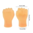 thumbnail image 3 of 2pcs/set Funny Simulation Left Right Mini Hands Puppets Children Toy Novelty Rock Finger Toys Gifts Model Halloween Gift, 3 of 4
