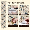 thumbnail image 4 of Peel and Stick Wallpaper Contact Paper Floral Botanical Blue Songbird Vintage Wildflowers Cream Self Adhesive and Removable 24in x 118in, 4 of 8