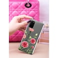 thumbnail image 3 of FINCIBO Soft TPU Clear Case Slim Protective Cover for Samsung Galaxy S20+ Plus 6.7" 2020, Carnations Flowers, 3 of 4