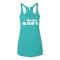 thumbnail image 4 of Mocha Joe's Coffee Stand Shop Logo | Womens Pop Culture Premium Tri-Blend Racerback Tank Top, Tahiti Blue, Medium, 4 of 4