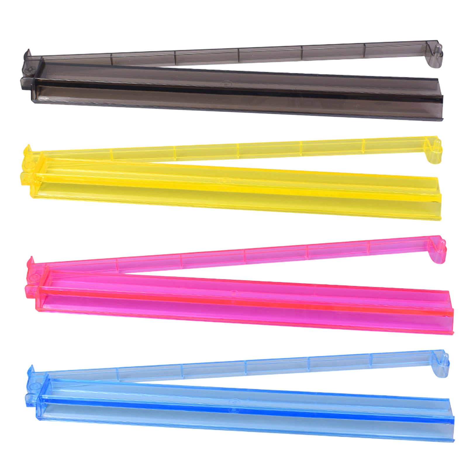 Naierhg Mahjong Rack Pusher Clear Acrylic Heavy Duty Portable Multifunctional American Mah Jongg Tile Holder Push Ruler Mahjong Accessories