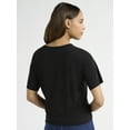 thumbnail image 5 of Sofia by Sofia Vergara Women's and Women's Plus Size Sofia Tee with Short Sleeves, Sizes XS-4X, 5 of 5