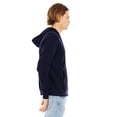 thumbnail image 3 of Bella + Canvas Unisex Poly-Cotton Fleece Full-Zip Hoodie, 3 of 3