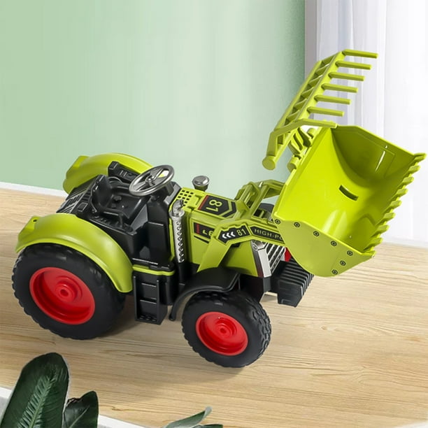 Xihbxyly Oferta de Hoy Verano, Cosechadora, Excavadora, Juguete para Niños, Regalo, Vehículo de Ingeniería de Simulación Inercial