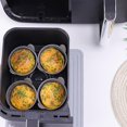 thumbnail image 4 of 2/4/6pcs Silicone Airs Fryer Egg Poachers Moulds Multi-Purpose Airfryer Baking Pan for All Airs Fryer, 4 of 5
