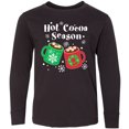 thumbnail image 3 of Inktastic Hot Cocoa Season Long Sleeve Youth T-Shirt, 3 of 5
