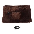 thumbnail image 1 of Electric Heated Blanket Small 5V Quick Heating Thickening Flannel Electric Throw Blanket Coffee 160x80cm / 63.0x31.5in, 1 of 4