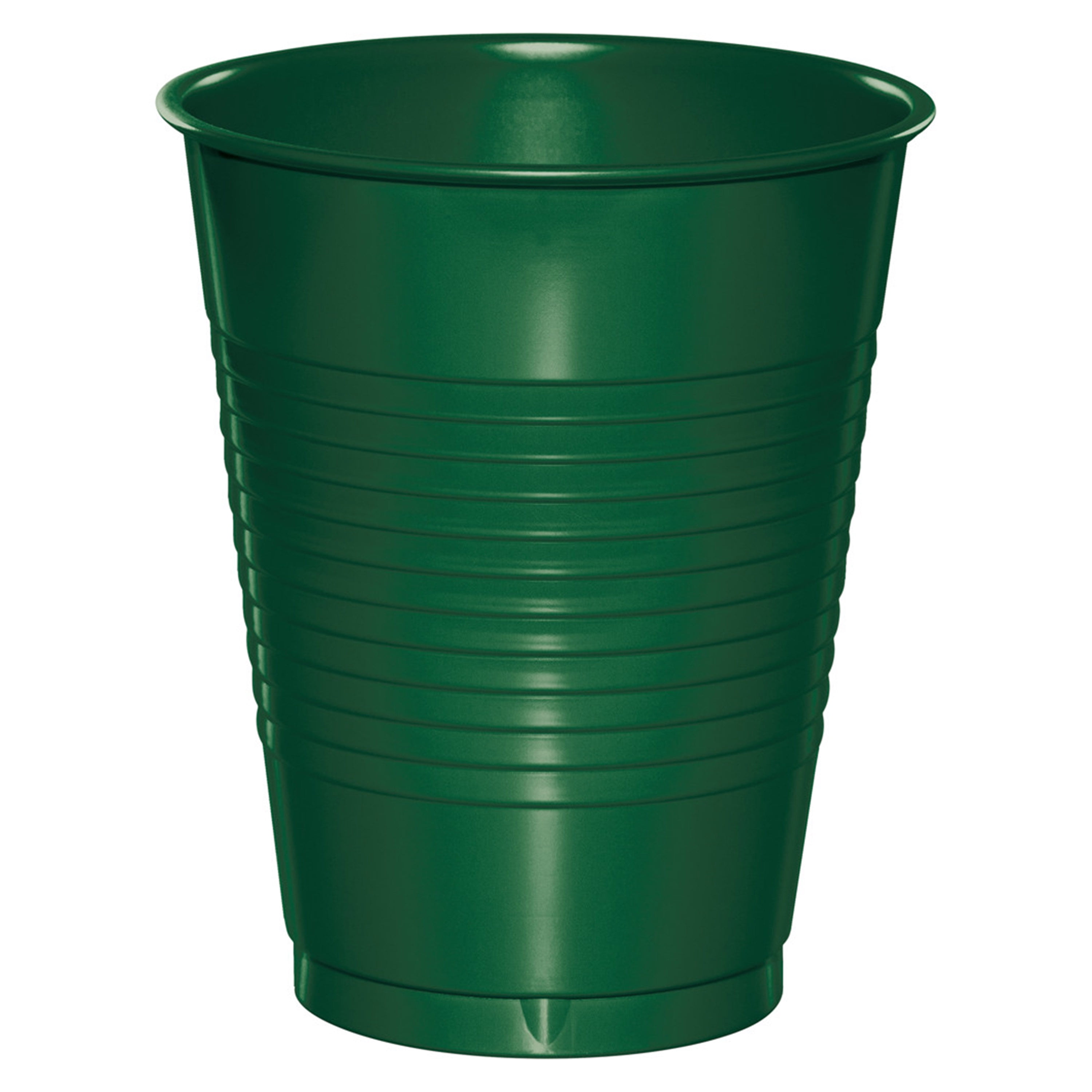 Hunter Green 16 oz Plastic Cups 60 Count for 60 Guests