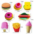 thumbnail image 3 of Juego de gomas de borrar HUOGUO, 30 rompecabezas sin látex con formas de frutas para niños, 3 of 4