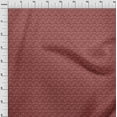 thumbnail image 4 of oneOone Polyester Lycra Maroon Fabric Leaf Dress Material Fabric Print Fabric By The Yard 56 Inch Wide, 4 of 4