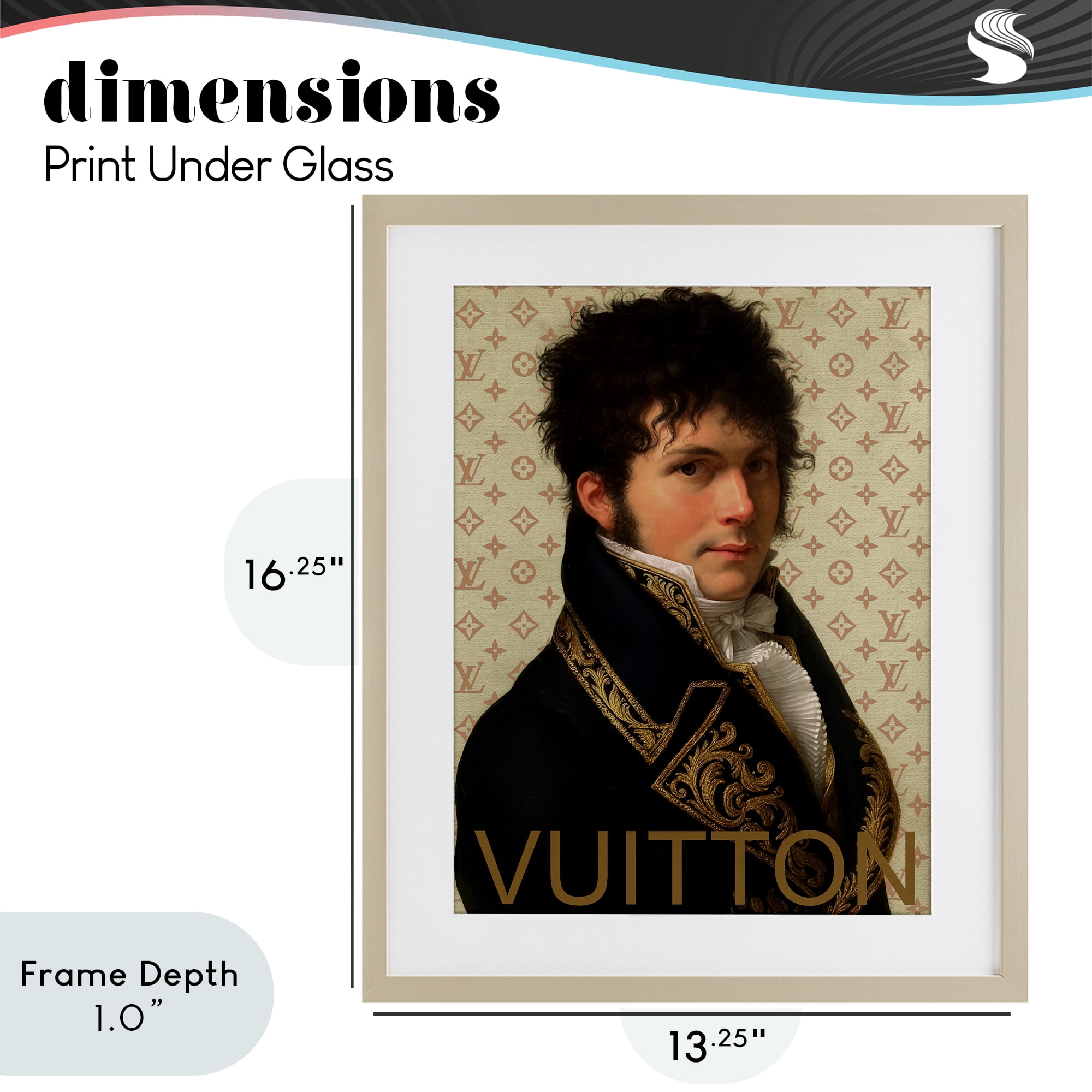 Stupell Industries Glam Gentleman In Spring Birch Framed Print Under Glass, design by Grotto Studios