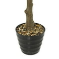 thumbnail image 5 of DecMode 59" Artificial Fig Tree in Realistic Leaves and Black Melamine Pot, 5 of 8