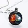 thumbnail image 2 of Mathematical Engineering Glass Circular Pendant Necklace - Stunning Jewelry for Women, Necklaces for Every Occasion, 2 of 5