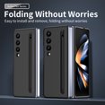 thumbnail image 7 of TECH CIRCLE for Samsung Galaxy Z Fold 3 with S Pen Holder & S Pen, Ultra-Thin Frosted Hard PC Shockproof Drop Full Body Protective Phone Case Cover for Samsung Galaxy Z Fold 3 7.6" 2021, Black, 7 of 7