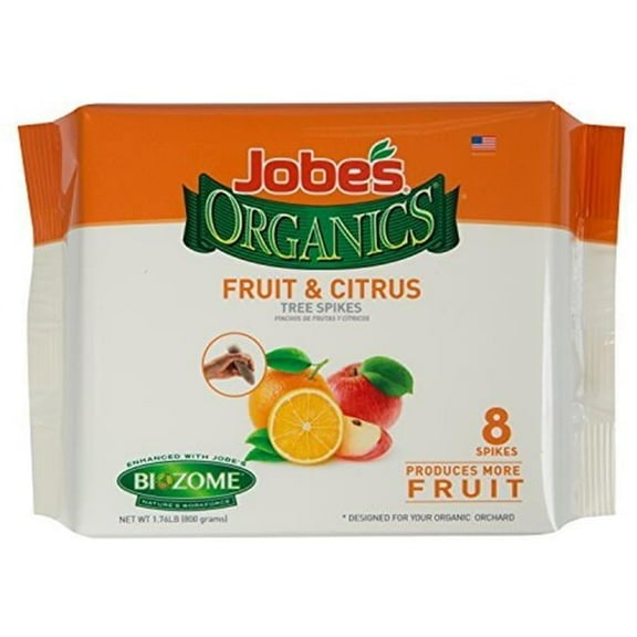 Easy Gardener Products 7493596 Organics Fruit & Citrus Fertilizer Spikes