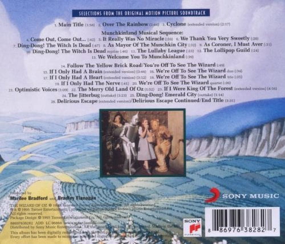 Sony UK, The Wizard of Oz, Original Motion Picture Soundtrack, CD