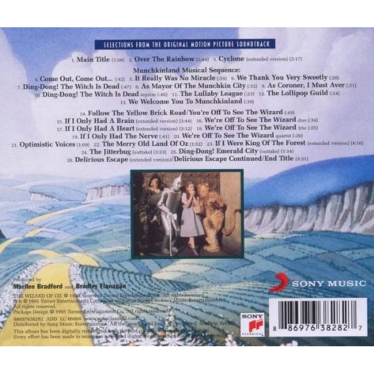Sony UK, The Wizard of Oz, Original Motion Picture Soundtrack, CD