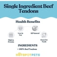 thumbnail image 4 of HotSpot Pets Natural Beef Tendon Chew Treats for Dogs, 8 Inch Stick, 10 Pack, 4 of 9